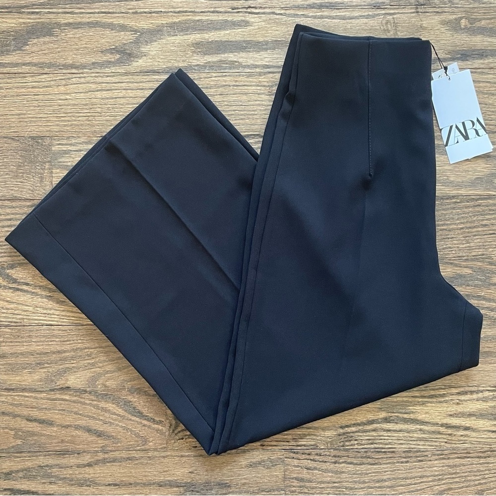 Zara pants | still NWT | medium. Long, flowy, black, high waist.